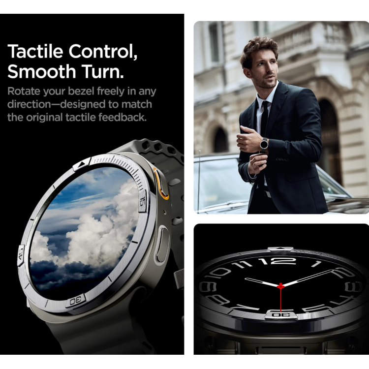Θήκη Spigen SGP BEZEL TUNE DIVER για SAMSUNG GALAXY WATCH 8 (44 MM) - ΑΣΗΜΙ - ACS10009